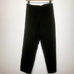 Eileen Fisher Organic Cotton L-XL black pants